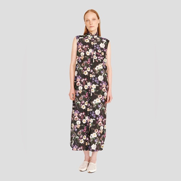 Raquel Allegra Dresses & Skirts - Raquel Allegra Highland Dress Black Floral.size 00-perfect for xs-s sizes